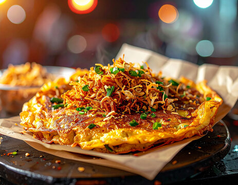 Authentic Kerak Telor  Traditional Betawi Street Snack