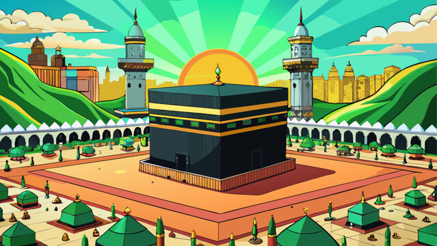 The holy kaaba in mecca