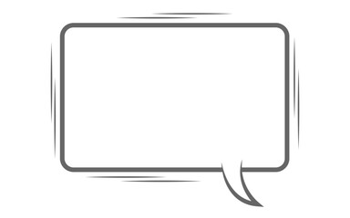 Square thought bubble free communications icons, box type thought bubble Images