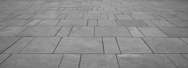 Concrete Cement Block Brick Tile Texture Background in perspective view Wallpaper material factory floor block plate texture backdrop Rough cement wall made of blocks. isolated on white