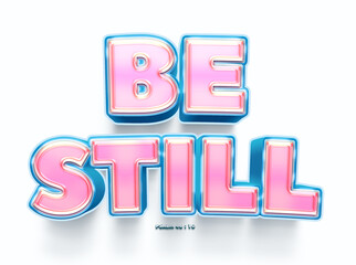 Be Still - Plain