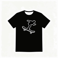illustration vector illustration Skate culture trend t-shirt design
