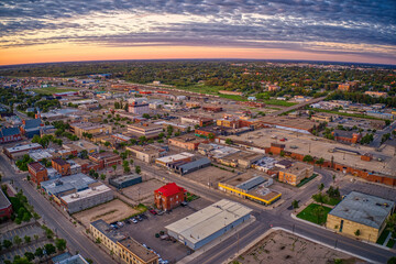 Aerial View of Prince Albert during Summer