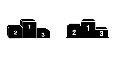 Winner's Podium for Awards Ceremony