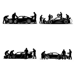 Car repair and maintenance set