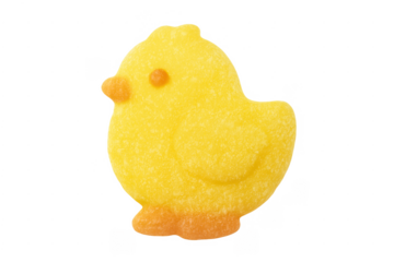 Yellow chick gummy candy for easter treat