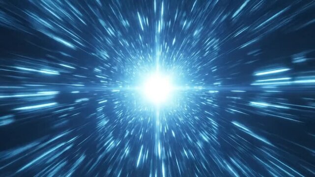 Enter a new dimension with a stunning hyperdrive speed effect, perfect for futuristic, technology, and space themed projects right now
