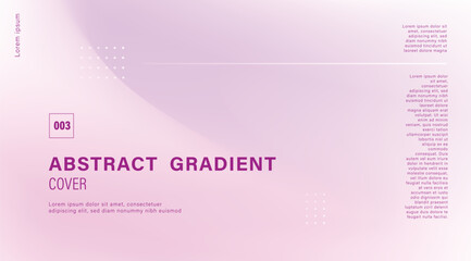 Minimalist pastel pink abstract gradient poster with elegant mesh and geometric shapes for feminine brand background and social media cover design