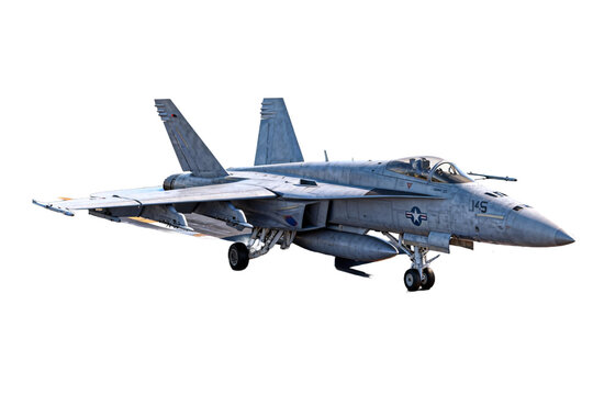 F/A-18 Super Hornet Fighter Jet in Flight