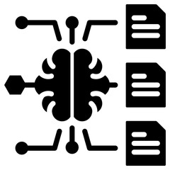 predictive modeling icon isolated on white background. vector illustration icon for data Science technology and other business