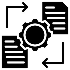 data sharing icon isolated on white background. vector illustration icon for data Science technology and other business