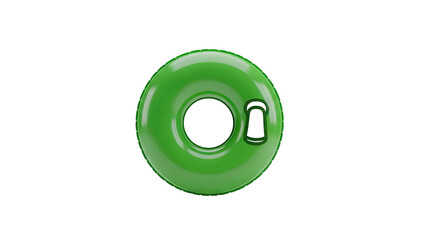 Green Inflatable Ring with Handle