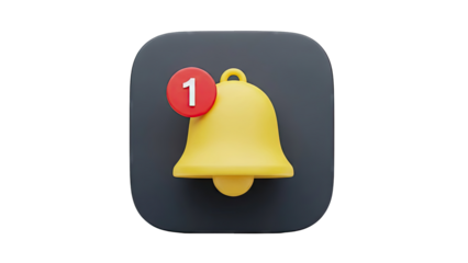 Notification Bell Icon with Badge