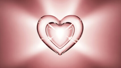 Luxury Pink Valentine Background for Romantic Banner