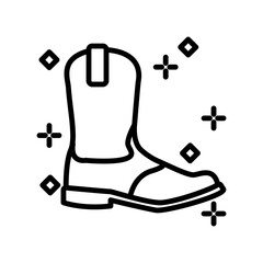 Boot icon design template