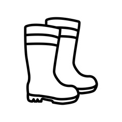 Boot icon design template