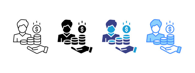 Incentive  icon set multiple style collection