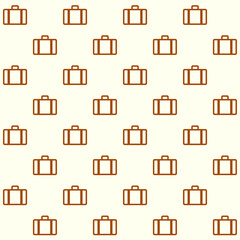 Brief Case Vector Seamless Pattern