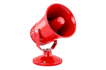 Red Industrial Warning Siren Horn Device