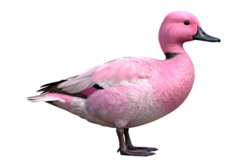Pink Plumed Duck, A Stylish Waterfowl Specimen