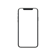 Smartphone frame isolated on transparent background