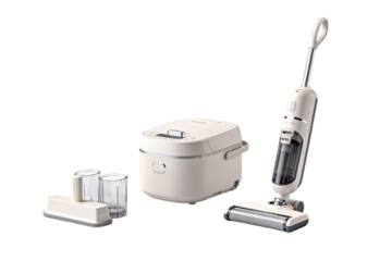 Cordless Vacuum Cleaner, Rice Cooker and Accessories Set