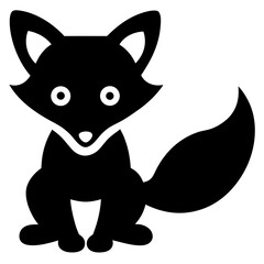 Fox isolated on white background Vector © MrRiponIslam