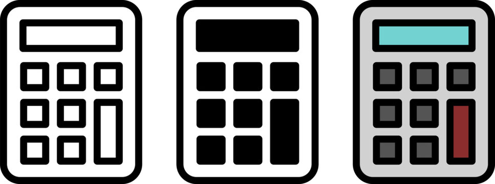 電卓のアイコン。（Calculator icon.）

