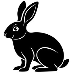 Rabbit isolated on white background Vector