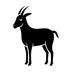 Goat isolated on white background Vector