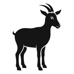 Goat isolated on white background Vector