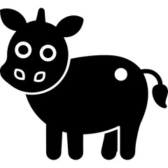 Cow isolated on white background Vector