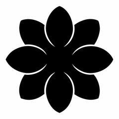 Flower isolated on white background Vector