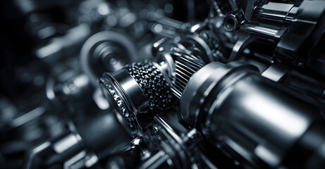 Close up of precision mechanical component