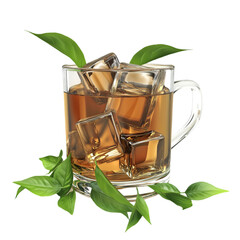 Glass Cup Containing Black Tea Isolated on White Background. glass cup black tea, black tea in glass cup, black tea isolated on white, tea in glass cup, hot black tea, transparent glass tea cup, black