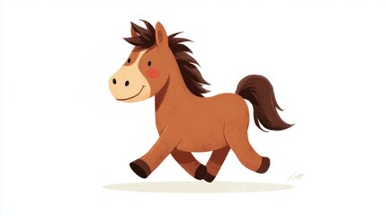 シンプルな馬のイラスト