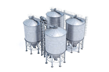 Metal Silos for Industrial Storage and Processing