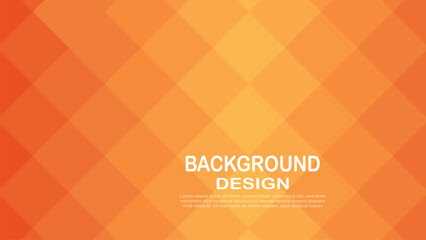 Orange geometric abstract background design with soft gradient squares for modern banner