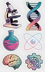Stickers to celebrate International Women and Girls in Science Day