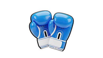 Pair of Blue Boxing Gloves