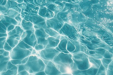 Obraz premium Close-up of water's surface, reflecting sunlight creating intricate patterns and texture