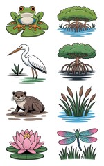 Stickers to celebrate International Wetlands Day 
