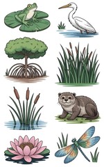 Stickers to celebrate International Wetlands Day 