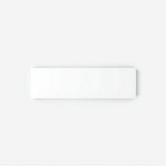 Fototapeta premium Clean white rectangular object on a light gray background