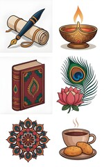 Stickers to celebrate International Hindi Language Day 