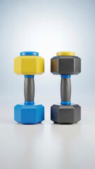 3D Dumbbells for Fitness and Exercise