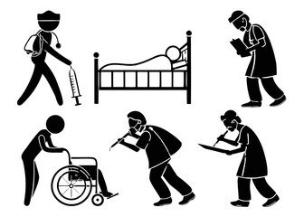 Dynamic white line art on black background