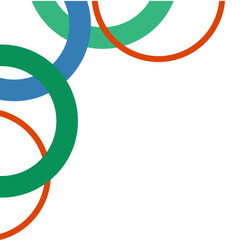 Business Geometric Corner Illustration