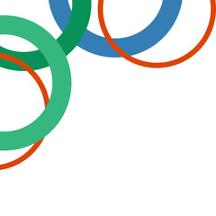 Business Geometric Corner Illustration