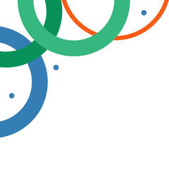 Business Geometric Corner Illustration